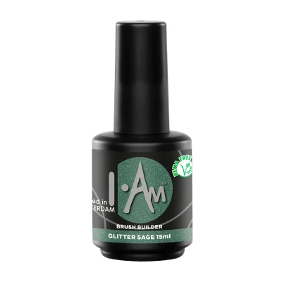 Afbeelding van I.Am Brush Builder Glitter Sage (15ml)