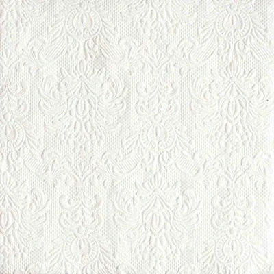 Afbeelding van Ambiente Elegance White papieren servetten