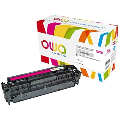 Afbeelding van Armor CE413A Lasertoner, nagevuld, compatibel met HP LaserJet Pro, Magenta