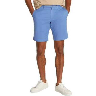 Afbeelding van Tommy Hilfiger Heren BROOKLYN SHORT 1985 MW0MW23563 Chino Shorts, Blauw, 33W, Blauw (Blauwe Spell), 33W