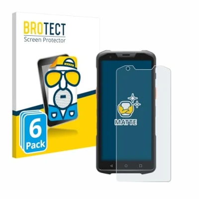 Afbeelding van BROTECT (6 Stuks) Antireflecterende Beschermfolie voor Sunmi L2H/ L2s/ L2s Pro Anti Glare Screen Protector, Mat, Ontspiegelend