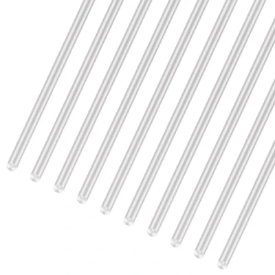 Afbeelding van LAVMHAB 6063 aluminium ronde staaf 4 mm x 200 mm, solide schachten, staven, voor doe het zelf knutselmodellen (10 stuks)