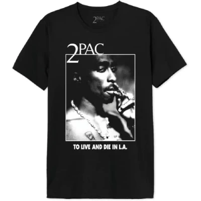 Afbeelding van Tupac METUPACTS003 T shirt, zwart, XL