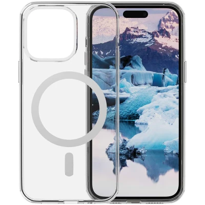 Afbeelding van Apple iPhone 15 Pro Max MagSafe Hoesje Gerecycled Kunststof dbramante1928 Hardcase/Backcover Transparant Telefoonhoesje Shockproof/