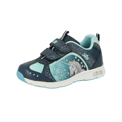Afbeelding van Lico Unicorn V Blinky Meisjes Sneakers, Marineblauw/turquoise, 25 EU