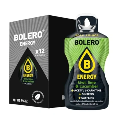 Afbeelding van Bolero Energy Kiwi, Lime &amp; Cucumber 7 g x 12 zakjes