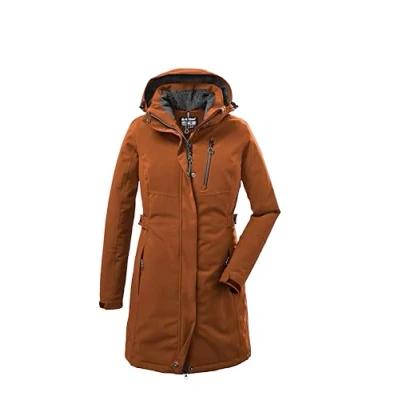 Afbeelding van killtec Dames functionele parka/parka met afritsbare capuchon KOW 165 WMN PRK, kaneel, 50, 37726 000