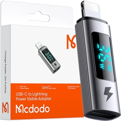 Afbeelding van Mcdodo® Adapter iPhone naar USB C Kabel Voor Lightning 36W