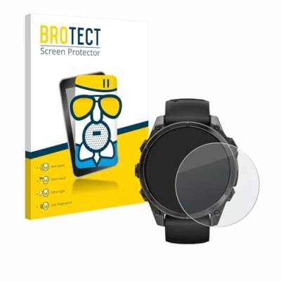 Afbeelding van BROTECT AirGlass Verre Mat, Smartwatch beschermfolie, Grijs