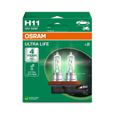 Afbeelding van OSRAM 4062172387736 Halogeenlamp Ultra Life H11 55 W 12 V