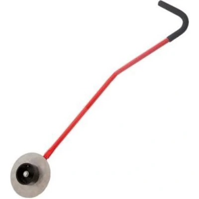 Afbeelding van Polet Rolgraskantsteker Metaal Inox schijf, 123 cm