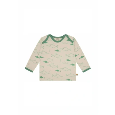 Afbeelding van loud + proud Shirt met print, van biologisch katoen, GOTS gecertificeerd, bamboo, 122 128