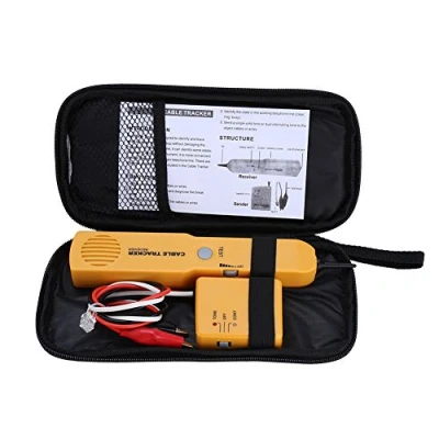 Afbeelding van Wire Tracer, Netwerk Elektrische Kabeltester Toongenerator en Sondekit, RJ11 Circuit Tracer Toner Breaker Finder Line Detector, Networking Fixing Tools Kit