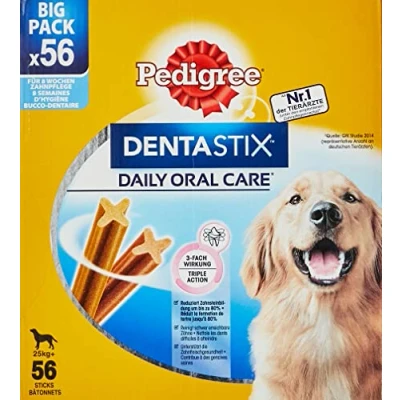 Afbeelding van Pedigree DentaStix Daily Oral Care tandverzorgingssnack, 1er Pack (1x 56 Stuk)