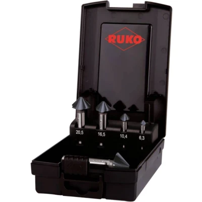 Afbeelding van RUKO ULTIMATECUT 4S 102891PRO Kegelverzinkboorset 5 delig 6.30 mm, 10.40 16.50 20.50 25 mm HSS Cilinderschacht 1 set(s)