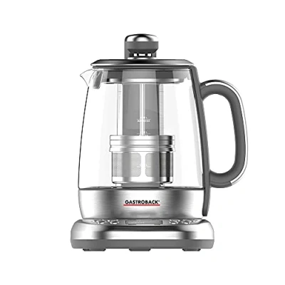 Afbeelding van GASTROBACK #42440 Design thee automat Advanced Plus, automatische en waterkoker (2 in 1), 24 uurs inschakeltimer, roestvrijstalen theefilter, 1,5 liter glazen reservoir, 2.000 Watt