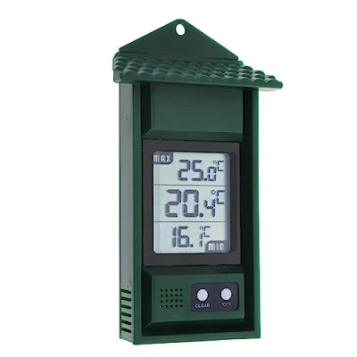 Afbeelding van Digitale Max Min Thermometer Monitor en Temperaturen Met Deze Handige Kas Tuin Accessoires Gemakkelijk Wandmontage Maximale Minimale