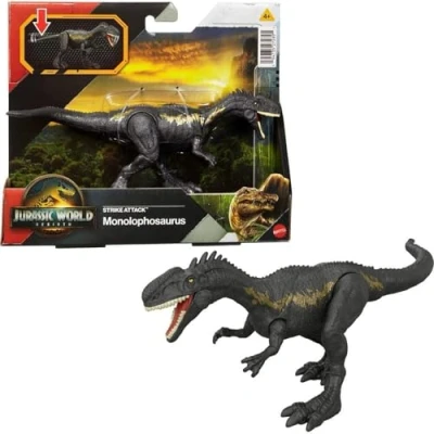 Afbeelding van Jurassic World STRIKE ATTACK Monolophosaurus, 4 jaar, Meerkleurig