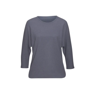 Afbeelding van Vivance Langarm Longsleeve, Dames, Maat: 32/34, Rauchblau