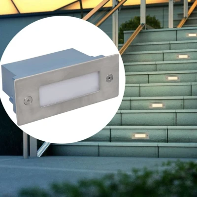 Afbeelding van Trapinbouwspots 12 st LED 44x111x56 mm