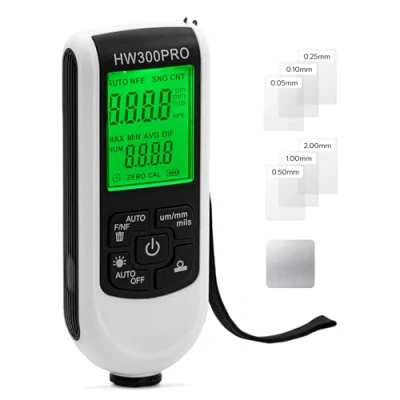 Afbeelding van Tolesum Digitale laagdiktemeter, lakmeter auto met draagbaar touw, 0 2000 om lakdiktemeter, autolaklaagdiktemeter voor tweedehands autokopers
