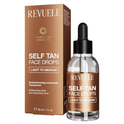 Afbeelding van Revuele Self Tan Face Drops Light To Medium 30ml