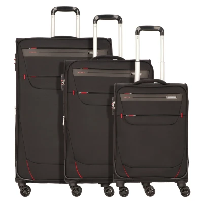 Afbeelding van Worldpack 3 PACK Trolley, Maat: One Size, Schwarz