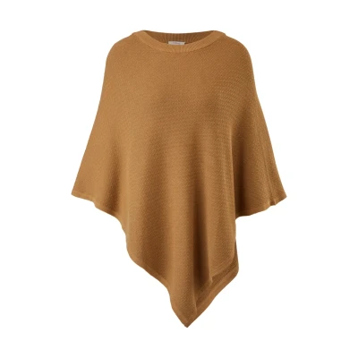 Afbeelding van s.Oliver gebreide poncho camel