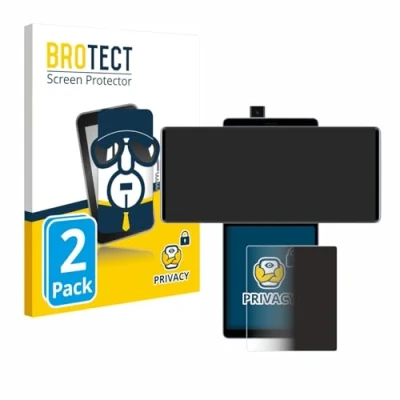 Afbeelding van BROTECT privacy screenprotector voor LG Wing (Achterdisplay) Folie Beschermfolie Blauwlichtfilter (2 Stuks)