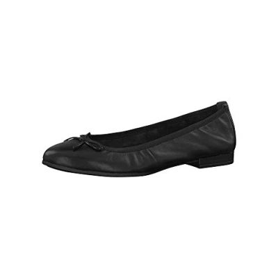 Afbeelding van Tamaris Klassieke ballerina 1 22116 26 voor dames, wit, zwart, 37 EU