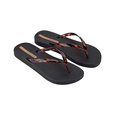 Afbeelding van Ipanema ANAT Connect FEM teenslippers voor dames, zwart/helder, 43 EU, zwart transparant, EU