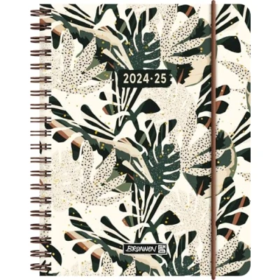 Afbeelding van BRUNNEN Schoolagenda (2024/2025) &quot;Little Plants&quot;, 2 pagina&#039;s = 1 week, A6, 208 pagina&#039;s, meerkleurig