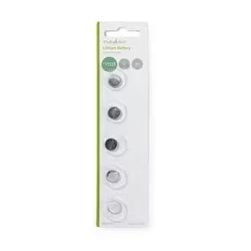 Afbeelding van Knoopcel batterij CR1225 Nedis 5 stuks (Lithium, 3 V)