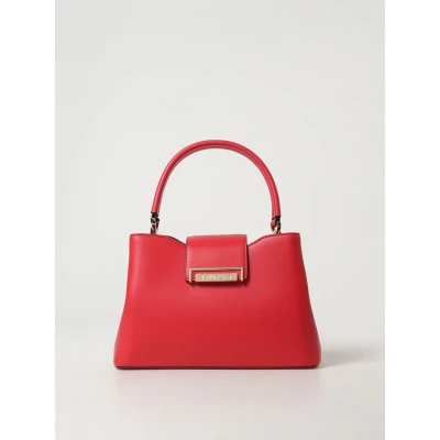 Afbeelding van Structured Leather Handbag Top Handle Wo Clutch Bags