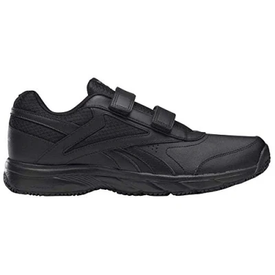 Afbeelding van Reebok WORK N Cushion 4.0 KC Sportieve wandelschoenen, Heren, Maat: 38.5, Black/cold grey Leer en textiel