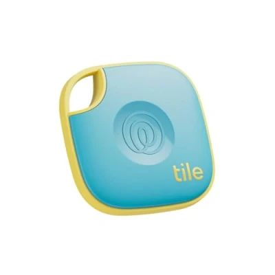Afbeelding van Tile by Life360 Mate (2024) Bluetooth tracker, sleutelfinder en itemfinder voor sleutels, tassen meer. Telefoonzoeker. Zowel iOS als Android compatibel. 1 pack (aqua lemon)
