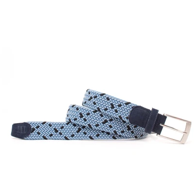 Afbeelding van TRESANTI EMANUELE Meerkleurig gevlochten riem Sky Blauw Size 85