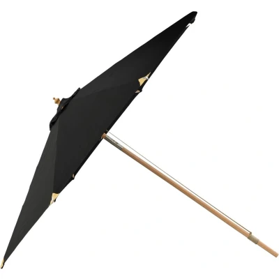 Afbeelding van Nypo parasol met kantelfunctie zwart.