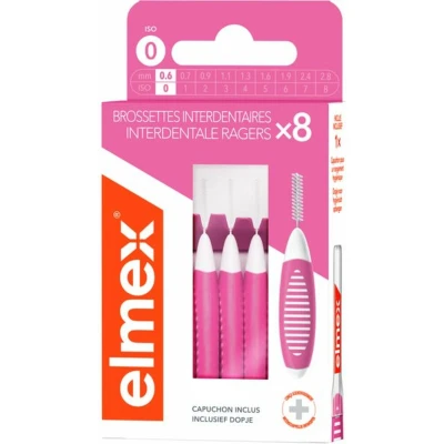 Afbeelding van 6x Elmex Interdentale Ragers ISO Maat 0 8 stuks