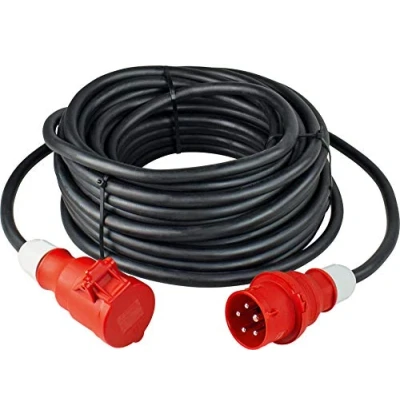 Afbeelding van AS Schwabe 61097 Stroom Verlengkabel Zwart 1.6 m H07RN F 5G 4 mm²