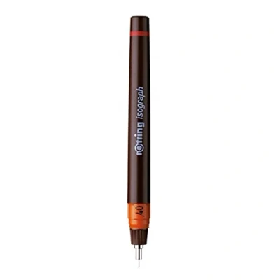 Afbeelding van rOtring Isograph technische tekenstift, 0,40 mm navulbare fineliner
