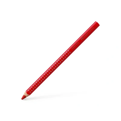 Afbeelding van 12x Kleurpotlood Faber Castell Jumbo GRIP 21 geraniumrood