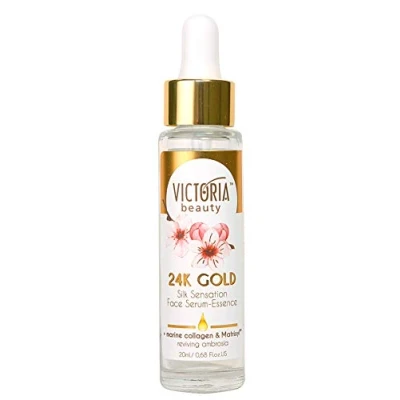 Afbeelding van Natuurlijke 24 karaat gouden gezicht serum zijdezachte gevoel matrixyl 3000 peptide collageen 20ml