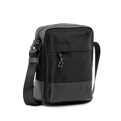 Afbeelding van JASLEN Crossbody Bag Heren, Schoudertas Dames, Schoudertas, Shoulder Man, Stijlvol en Veelzijdig 312919, Zwart