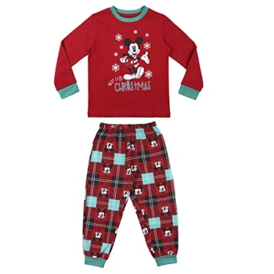 Afbeelding van Pyjama Kinderen Mickey Mouse Rood Maat 8 Jaar