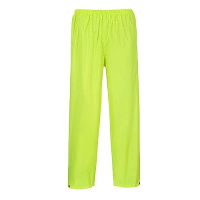 Afbeelding van Portwest Klassieke Volwassen Regenbroek Size: 4XL, Colour: Geel, S441YER4XL