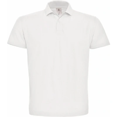 Afbeelding van Unisex Polo &#039;ID.001&#039; Wit merk B&amp;C Collectie maat 4XL