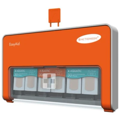 Afbeelding van Pleisterdispenser EasyAid met 60x Waterafstotend &amp; 30e Elastisch pleisters