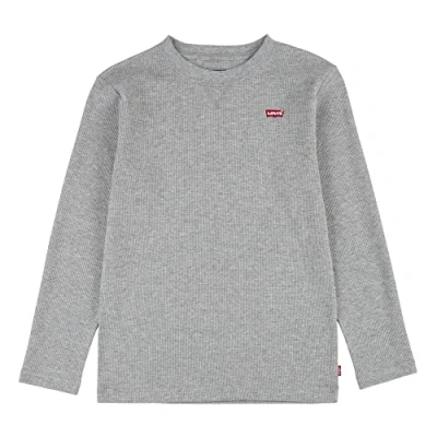 Afbeelding van Levi&#039;s Kids Ls thermische top L/S T stuk voor jongens, Grijze Hei, 24 Maanden