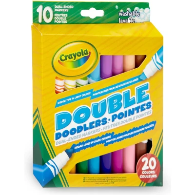 Afbeelding van Crayola Dubbelzijdige Viltstiften, 10st.